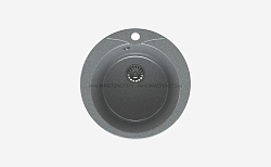 MAXSTONE Мойка глянцевая MS-1 (темно-серая) 470*470*215